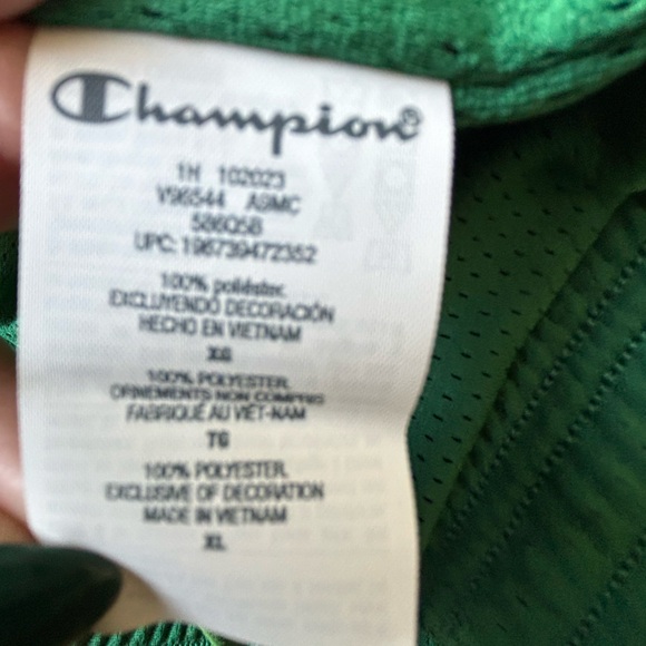 Champion Jacket Men's Large Game Day Attack Logo Mesh Full Zip Track - Picture 6 of 12